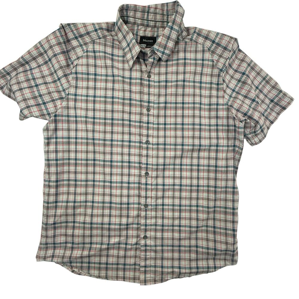 Marmot Agrozonda Shirt Men XL Travel Beach UPF 25 Hiking Gorpcore Packable